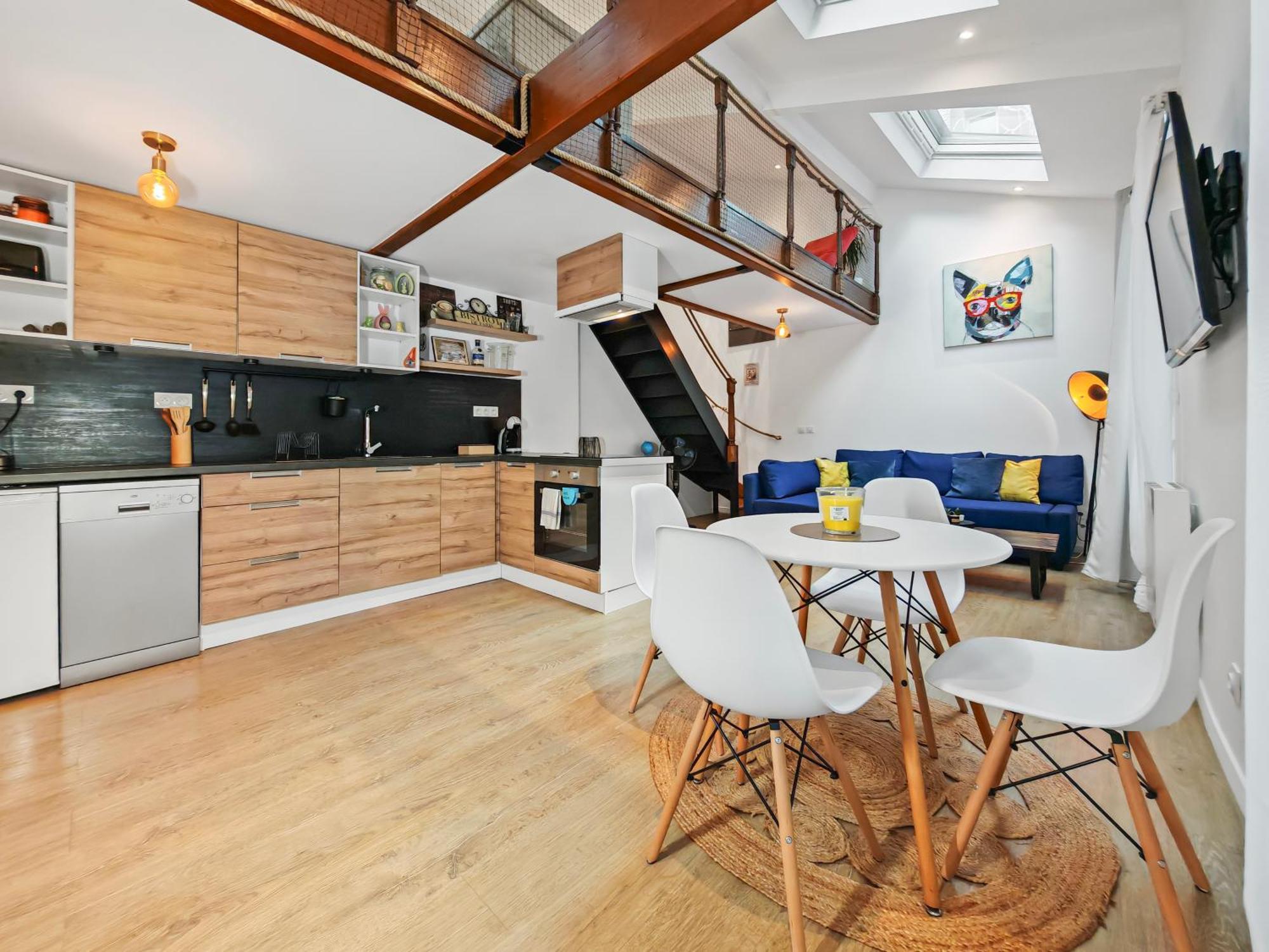 Loft Duplex A 2 Min De Paris - Parking Gratuit Apartment Le Pré-Saint-Gervais Exterior photo