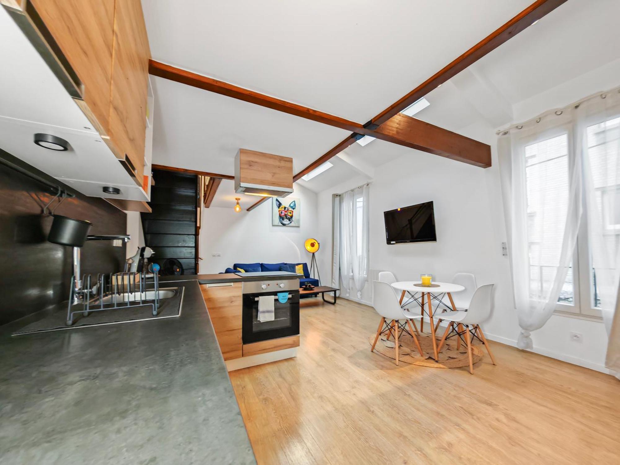 Loft Duplex A 2 Min De Paris - Parking Gratuit Apartment Le Pré-Saint-Gervais Exterior photo